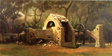 Elihu Vedder Painting - The Old Well Bordighera symbolism Elihu Vedder